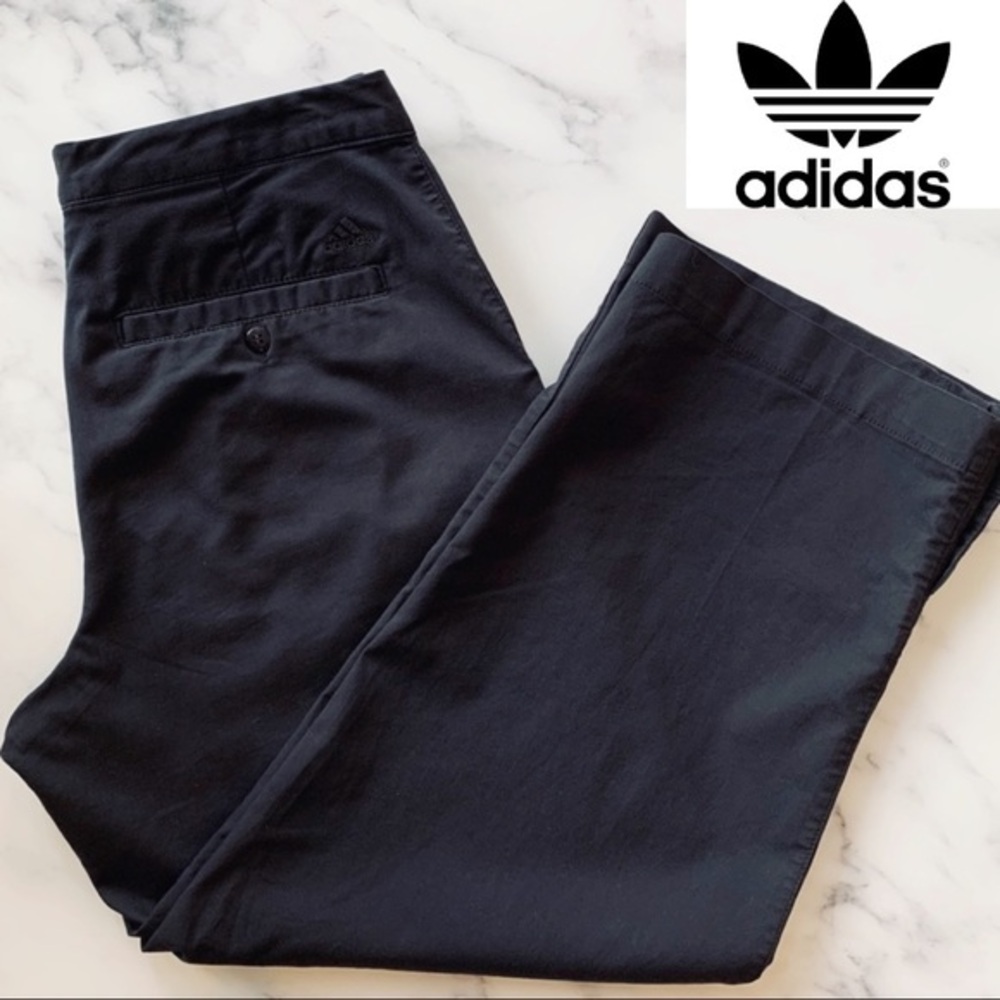 Adidas Stretch Black Crop Capri Golf Pants…